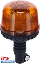 Rundumleuchte orange 20W LED, Warnleuchte, 201x126mm, 12/24V, Rohrstutzen, Mast