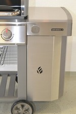 V2A Gasflaschenabdeckung passend für Weber Genesis 2