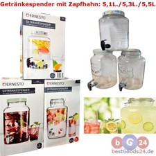 Getränkespender Glaskrug mit