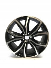 1x Alufelge 18 Zoll 7.0" 5x100 39ET Glanz Schwarz 2GM601025 VW T-Cross Rim Wheel
