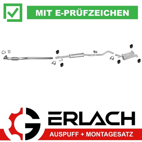 Auspuff für opel corsa 2 - auspuff,