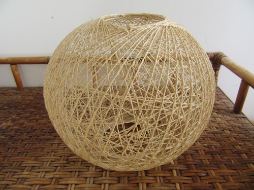 Gewebte schnur kugel decken - gewebte,
