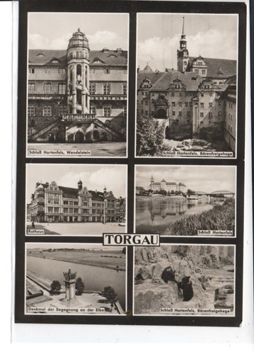 Postkarte sachsen torgau - sachsen,