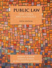 Public Law Text, Cases, and