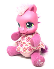 Vintage Talking My Little Pony Baby Pinkie Pie Plastic and Plüsch ca. 24 cm groß