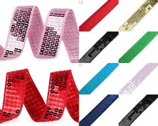 22mm 1* 5* Paillettenborte