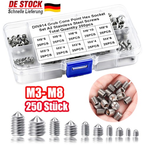 250tlg madenschrauben set - 250tlg,