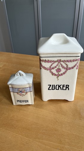 Antike porzellan vorratsdosen - antike,