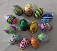 Osterdeko Pailletteneier, 35