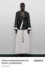 MASSIMO DUTTI LIMITED  EDITION 2024  Lederjacke Gr S