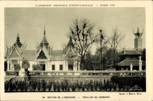 Paris kolonialausstellung - ak,