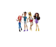 Monster High 2013 CBX41 4 Puppen  Clawdeen Clawd Howleen Clawdia Wolf OVP neu