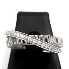 Ring aus Weißgold Massiv 18k