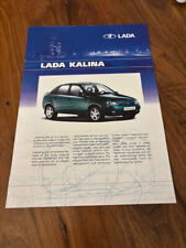 Lada Kalina Prospekt Englisch