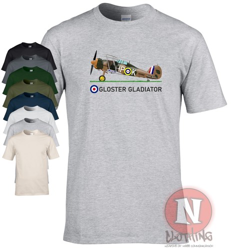 Gloster gladiator shirt raf - gloster, t-shirt