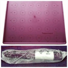 Tupperware - 2 Backunterlagen -Silikon Backunterlage Backmatte Duo-Set mit Rand