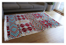 Neu 130x 200 cm Waschbarer Teppich, Kelim ,Carpet,Rug, RS 1423 E