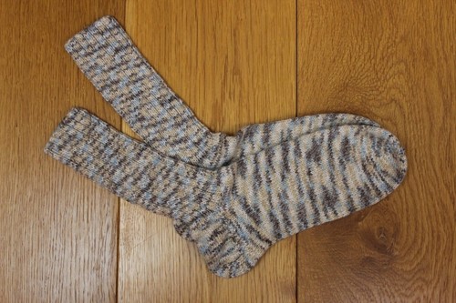 Handgestrickte strümpfe - handgestrickte, gr