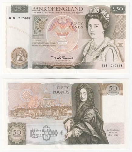 Bank england 50 banknote - bank, of