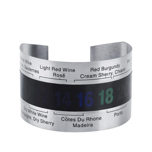 Weinthermometer edelstahl lcd - weinthermometer,
