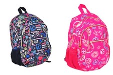 10 St. Rucksack Peace blau