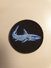 Hai - blau - Aufnäher / Abzeichen / Patch / Batch (Pfadfinder)