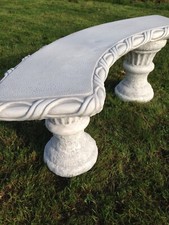 Gartenbank halbrund Bank