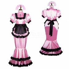 Sissy Girl Maid Pink Satin