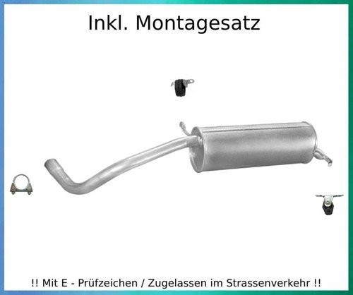 Endschalldämpfer für polo - für, vw