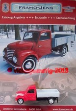 DDR-PKW Modell Framo Jens Pritsche