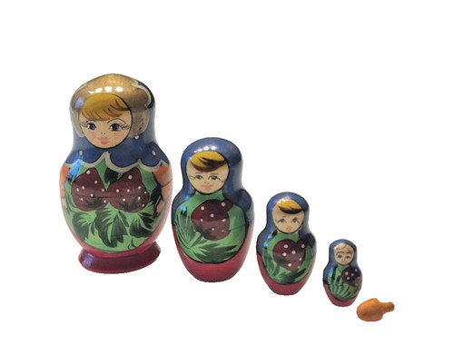 Holz figur matroschka - holz,
