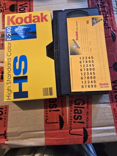 50stk kodak 240 vhs - kodak, e-240