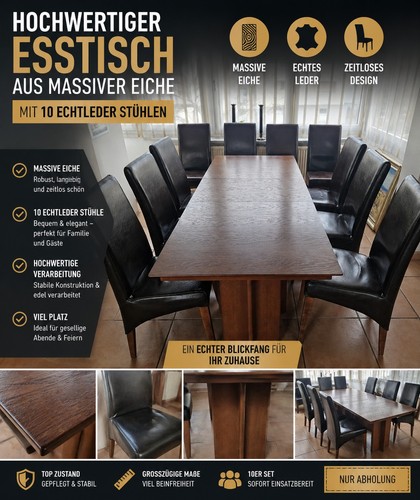 Hochwertiger esstisch aus - hochwertiger,