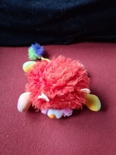 Mini Popples Poppels Stofftier Kuscheltier Krempeltier Rot Mattel 80er