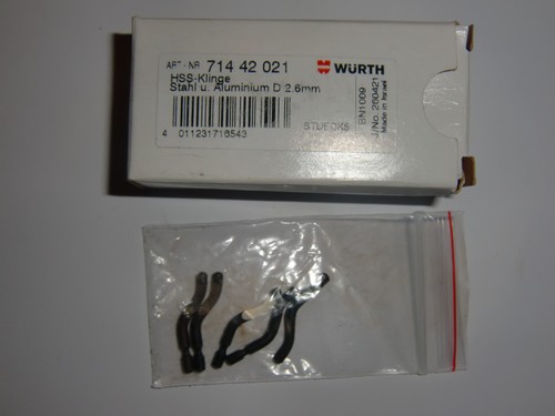 Hss klingen würth - hss, für