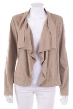 woman by Tchibo Kunstlederjacke Lederjacke Faux Leather L beige