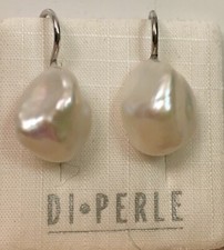 Perlen Ohrhänger SWZ Keshi Perle  925  Sterlingsilber