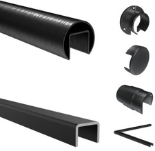 Glasleistenrohr Aluminium