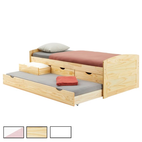 Bett mit stauraum jugendbett - mit,