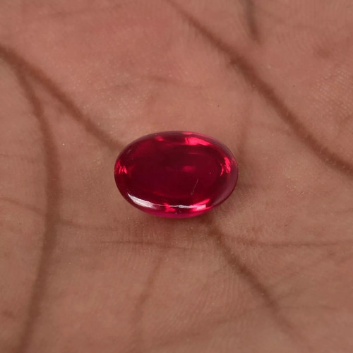 Burma rubin cabochon oval - burma,