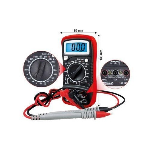 Digital multimeter inkl - multimeter,