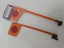 2 Stück Abstandhalter Fahrrad Kinder Sicherheit Antik Wimpel Fahne OVP (128)