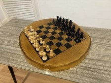 Vintage Naturholzplatte Live