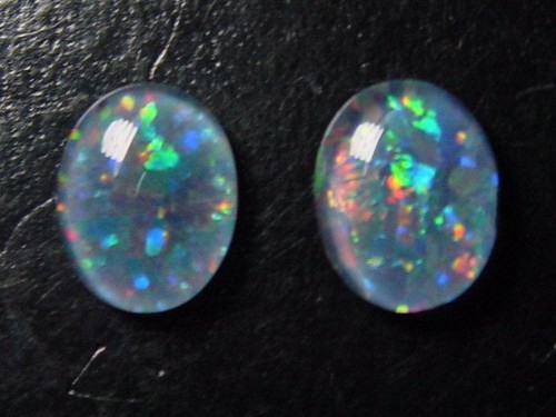 Opal edelopal triplette paar - /,