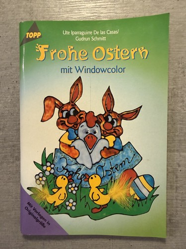 Frohe ostern mit window - window, color