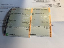 Bahntickets Berlin 2 St