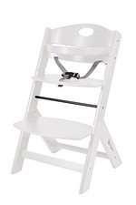 babyGO Hochstuhl Family White – Mitwachsender Kinderstuhl aus Buche - Sehr gut