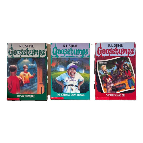 Goosebumps paperback lot 3 - goosebumps,