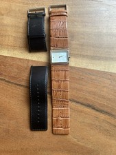 Damenuhr  Armbanduhr,Calvin Klein Swiss Made,Orginal Ersatzband Leder,Edelstahl 