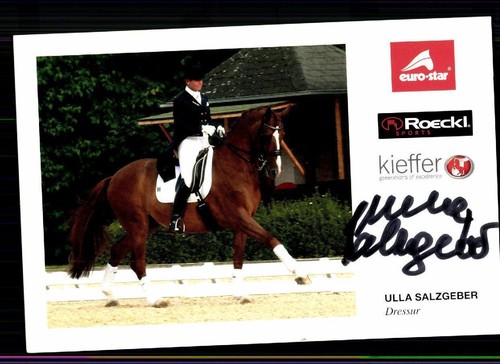 Ulla salzgeber autogrammkarte - salzgeber,